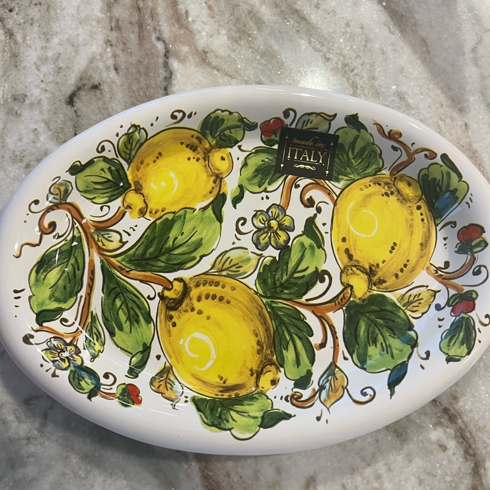 Home Dining Serveware Lemon Italian Inspired Platter